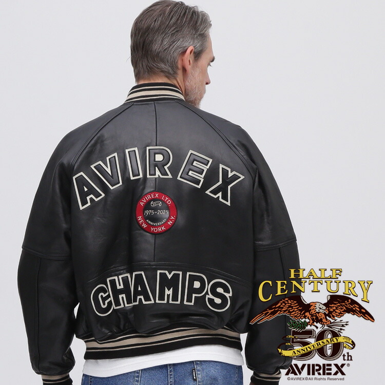 楽天市場】AVIREX 公式通販｜《50th Anniversary》VARSITY JACKET