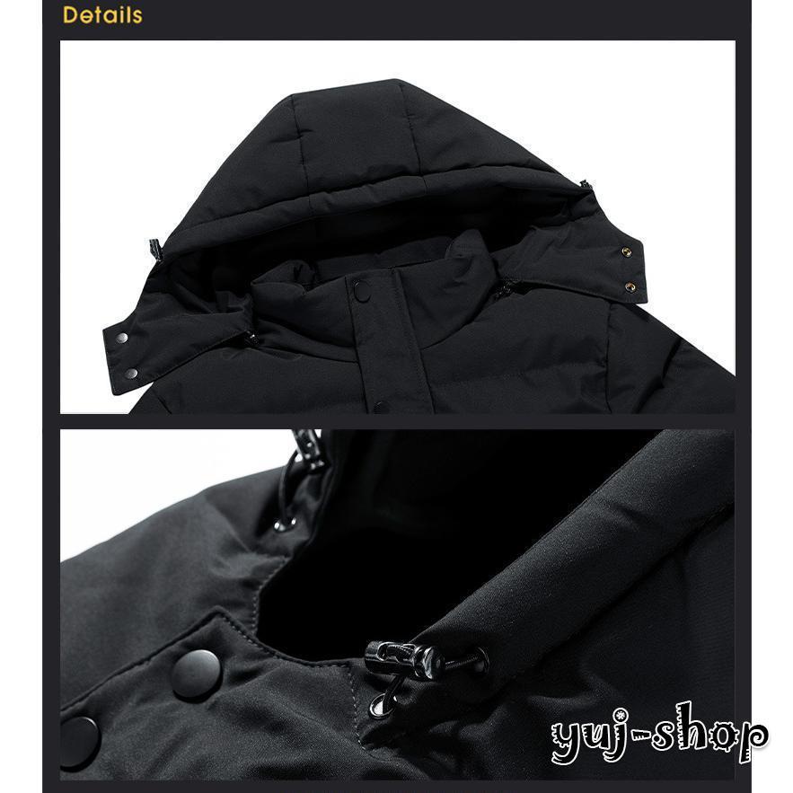 楽天市場】ダウンジャケット メンズ フード付き 中綿コート 綿入れ