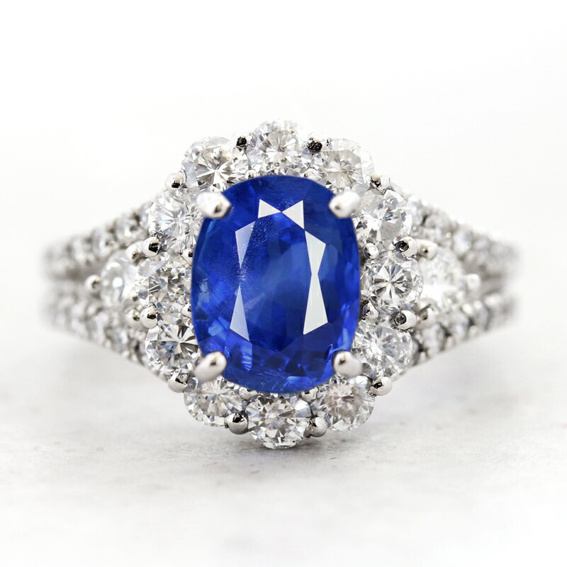 楽天市場】スリランカ産非加熱コーンフラワーブルーサファイア 2.88ct