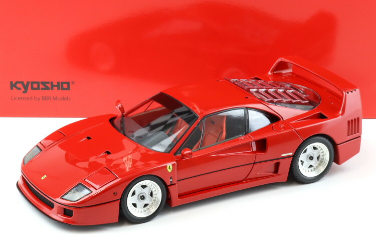 楽天市場】京商 1/18 フェラーリ F40 クーペ 1987 レッド 開閉Kyosho 1