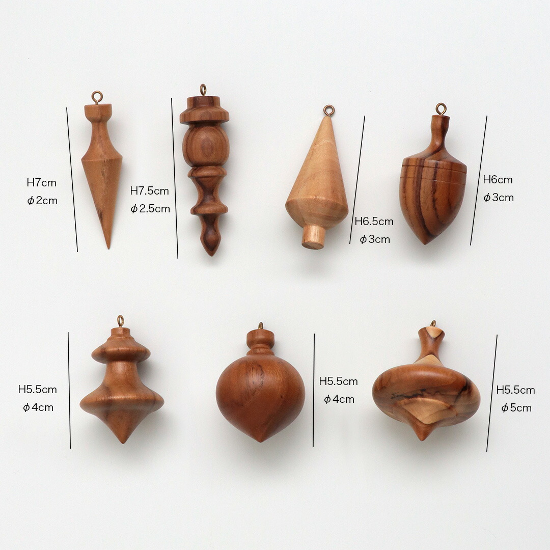 楽天市場】ウッド オーナメント 7個セット チーク材 ハンギング