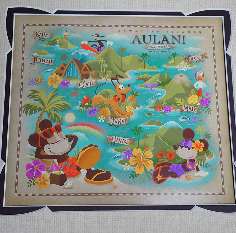 楽天市場】ディズニー アートピクチャー プリント アウラニ ハワイ
