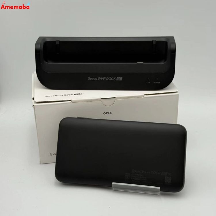 楽天市場】【中古】Speed Wi-Fi DOCK 5G 01 ブラック AU版 極美品