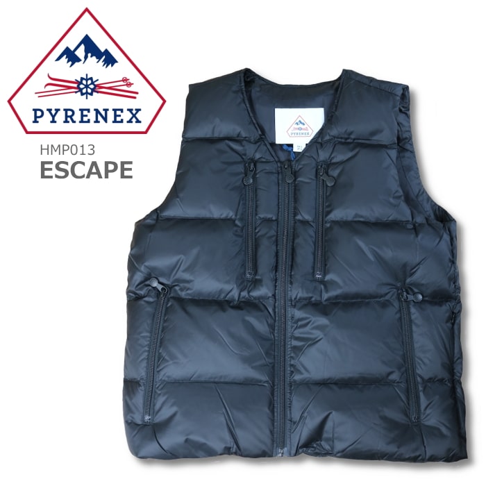 楽天市場】PYRENEX ピレネックス ESCAPE ダウンベスト 送料無料 850
