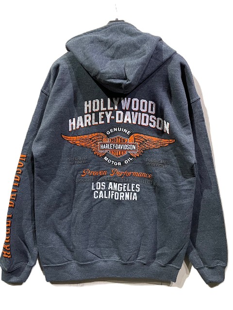 楽天市場】HARLEY-DAVIDSONハーレーダビッドソンジップパーカー grey