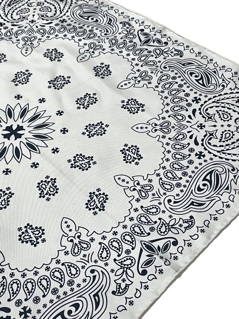 楽天市場】CHROME HEARTSクロムハーツシルクバンダナ white : AMERICAN