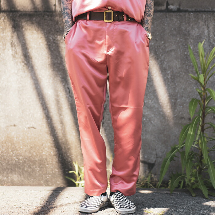 楽天市場】NASTOYS ナストイズ / 「Satin Long Pants / P.ORANGE