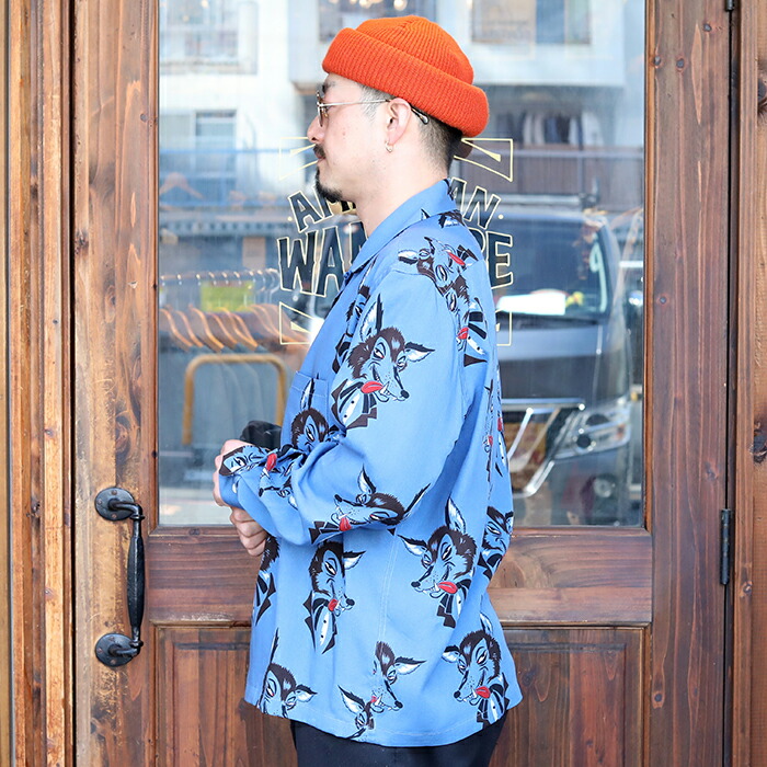 楽天市場】WEIRDO ウィアード / 「BIG BAD WOLF - L/S SHIRTS / BLUE