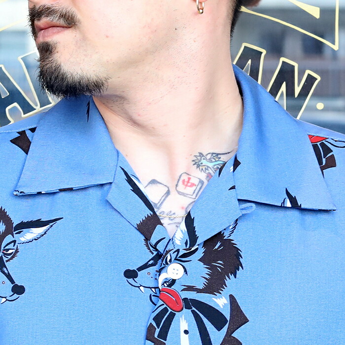 楽天市場】WEIRDO ウィアード / 「BIG BAD WOLF - L/S SHIRTS / BLUE