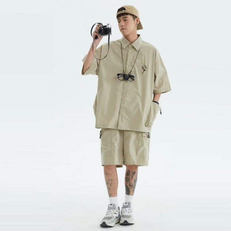 楽天市場】膝上 メンズ セットアップ 短パン 夏服 上下セット Tシャツ