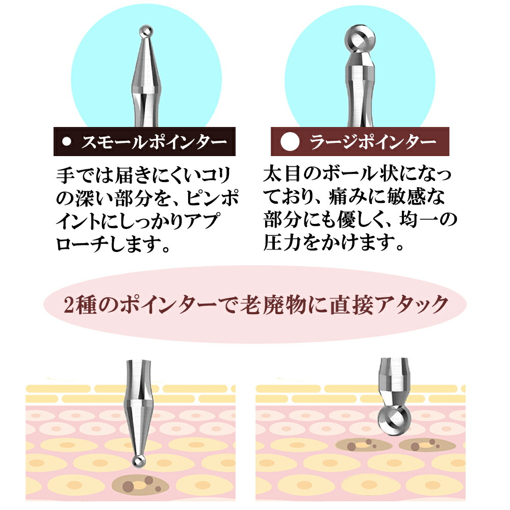 楽天市場】ツボ押し棒 マッサージ ポスポス美顔器 トリガーポイント