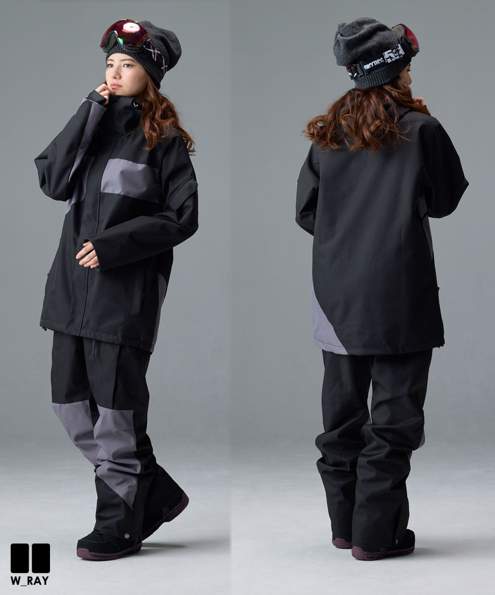 楽天市場】スノーボード ウェア レディース スノボウェア 上下セット