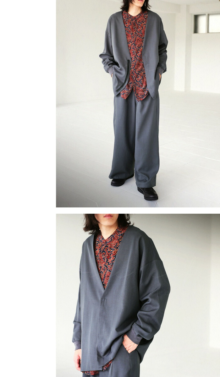 楽天市場】ノーカラージャケット ジャケット メンズ アウター 送料無料