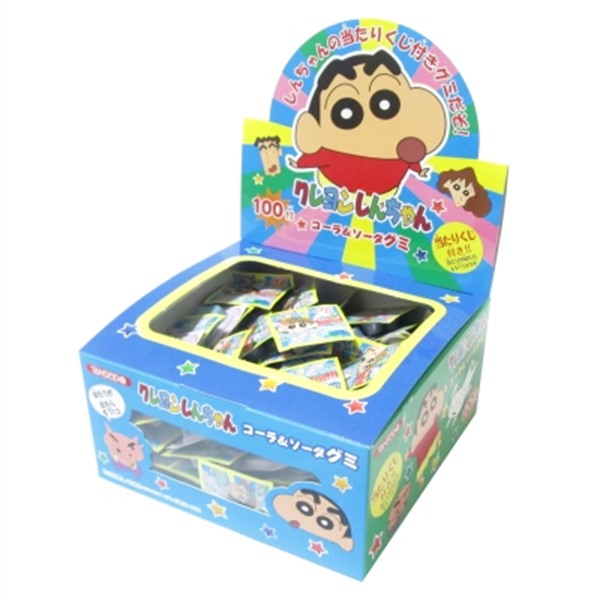楽天市場】丹生堂 クレヨンしんちゃんコーラ＆ソーダグミ 100入