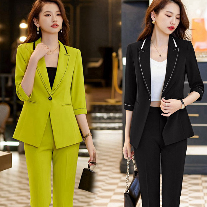 楽天市場】セットアップ 2点セット パンツスーツ シフォン トップス