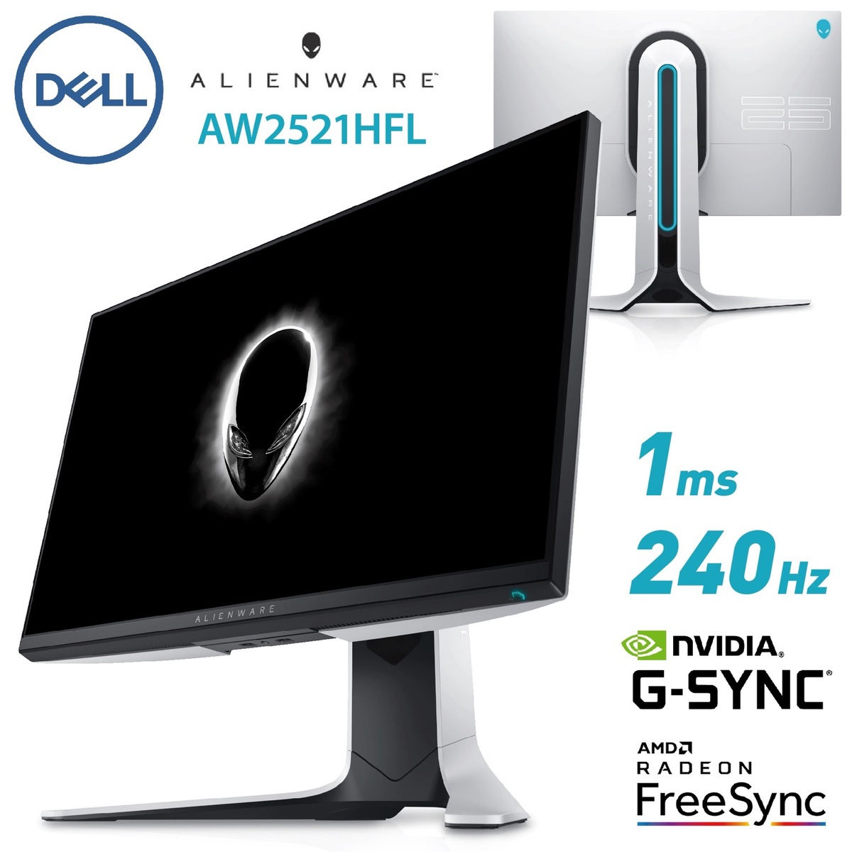 楽天市場】Dell AW2521HFL ALIENWARE 24.5インチ ゲーミングモニター