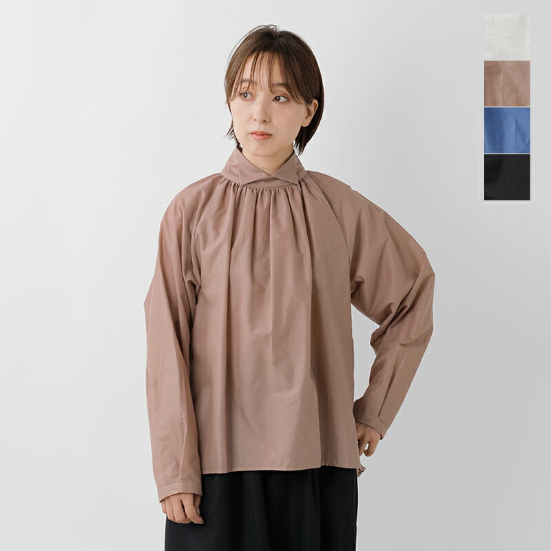 楽天市場】mizuiro ind ミズイロインド コットン スタンドシャツカラー