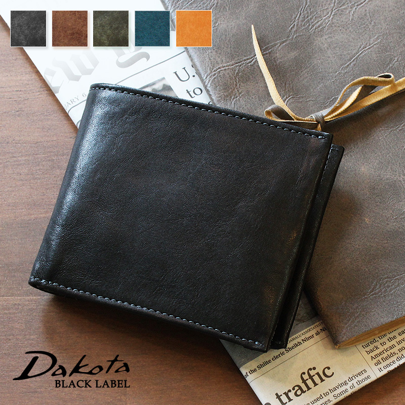 楽天市場】二つ折り財布 メンズ ダコタDakota BLACKLABEL ガウディ