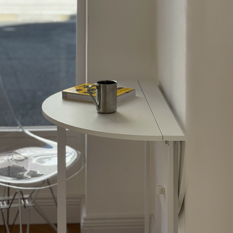 楽天市場】ラウンド 折り畳みテーブル 80cm ホワイト【ART OF BLACK