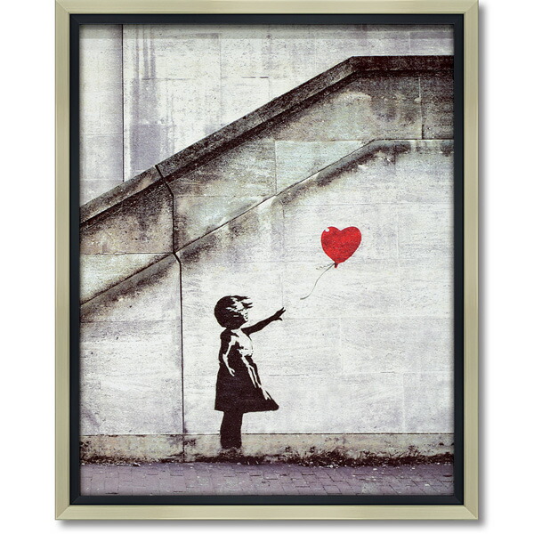 楽天市場】【Banksy】 特殊ゲル加工 | バンクシー「レッド バルーン
