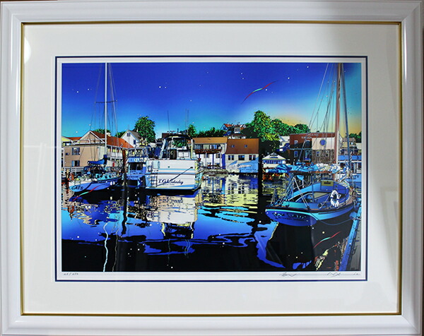 楽天市場】「あの頃の二人2 」□鈴木英人-版画（額装版画）□ヨット