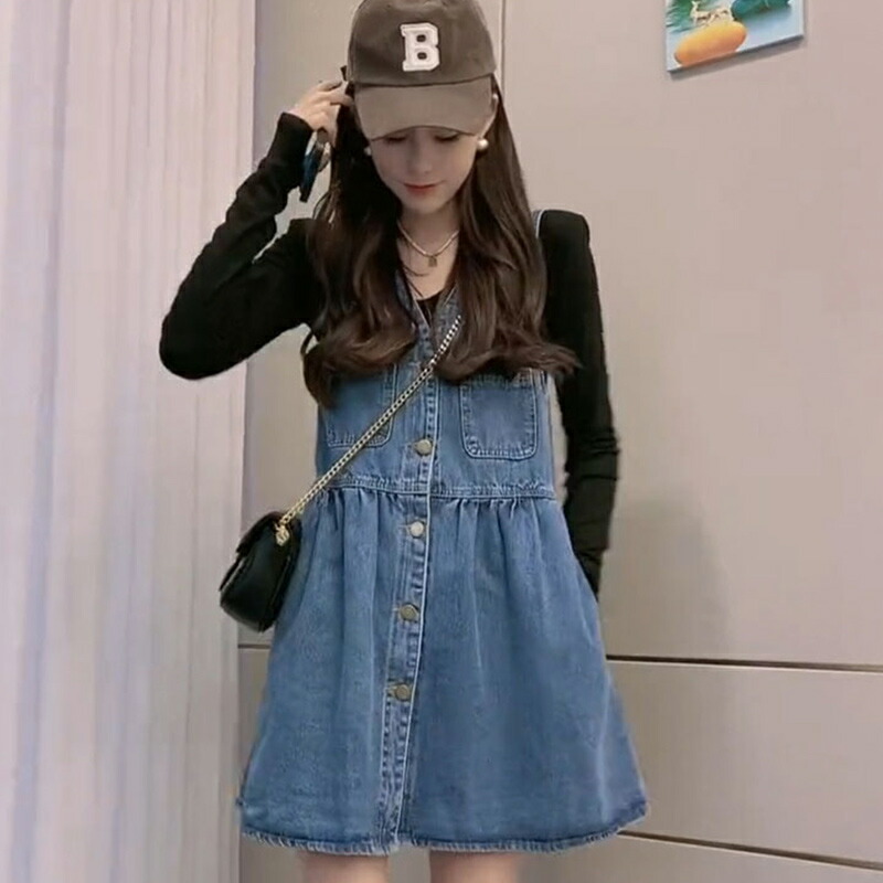 楽天市場】デニムアンドダンガリー ジャンパースカートの通販