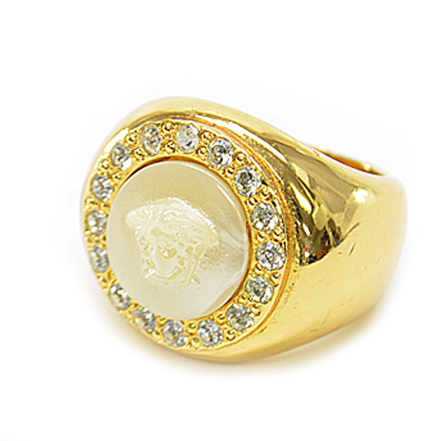 楽天市場】ヴェルサーチ VERSACE リング・指輪 メデューサ 合金/ライン