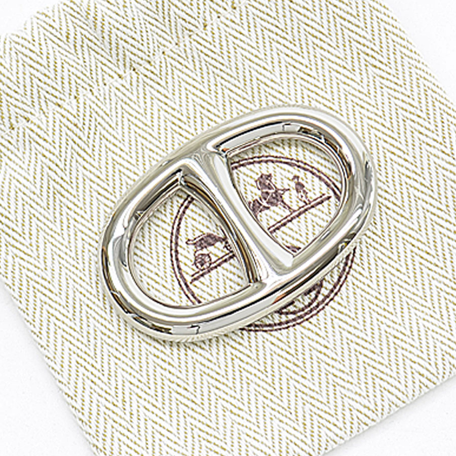 楽天市場】エルメス HERMES スカーフリング シェーヌダンクル シルバー