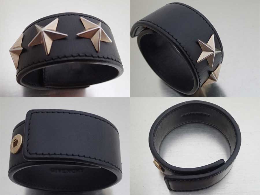 楽天市場】ジバンシィ GIVENCHY バングル スタースタッズ ブラックx