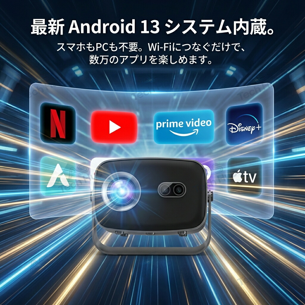楽天市場】「2026新改良！昼間でもはっきり」プロジェクター 家庭用