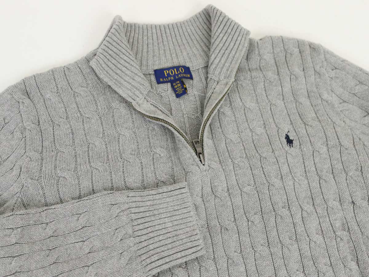 楽天市場】ポロ ラルフローレン ボーイズ コットン ケーブルニット