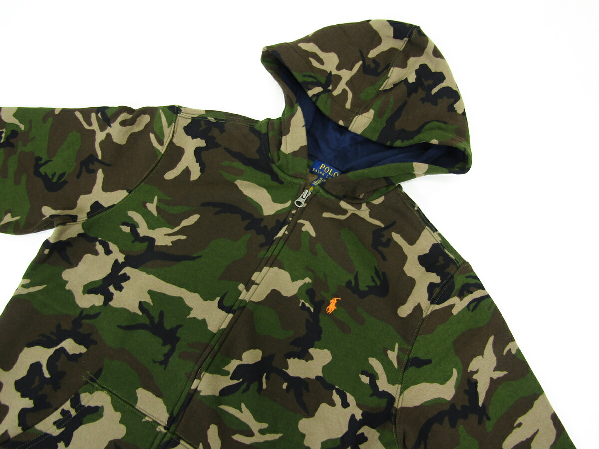 楽天市場】ポロ ラルフローレン ボーイズ 迷彩柄 ジップアップ
