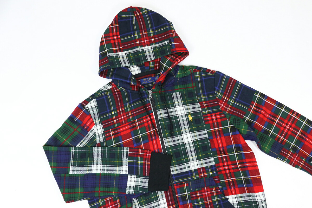 楽天市場】ポロ ラルフローレン メンズ パッチワーク タータンチェック