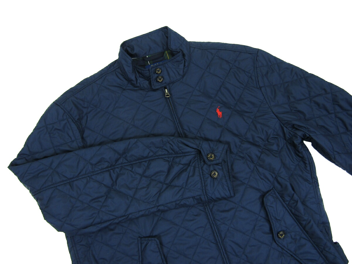 楽天市場】ポロ ラルフローレン メンズ チェックライナー キルティング
