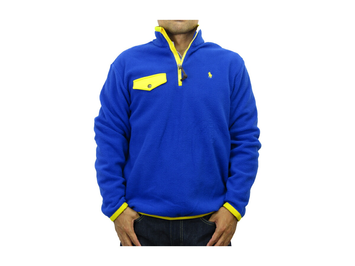 楽天市場】ポロ ラルフローレン メンズ フリース ハーフジップ プル