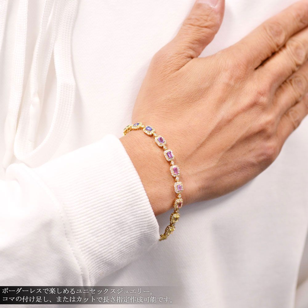 楽天市場】ブレスレット メンズ K18 ゴールド 18K 18金 エメラルド