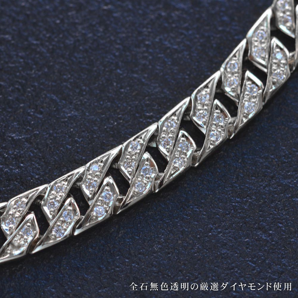 楽天市場】喜平 ネックレス 純プラチナ ダイヤモンド 2ct Pt999 50cm