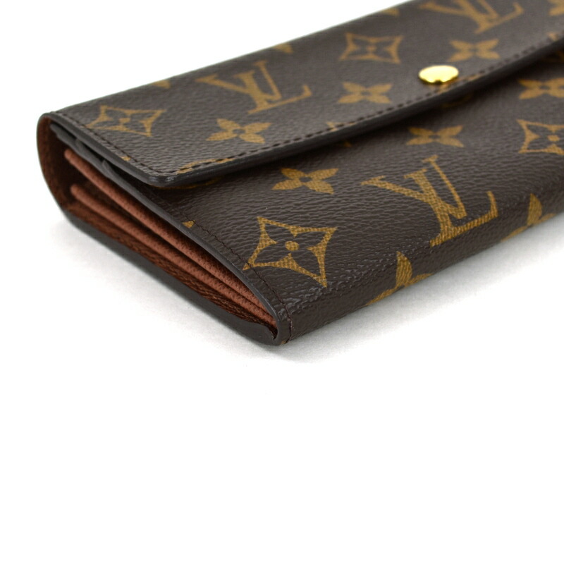 楽天市場】ルイヴィトン 長財布 ポルトフォイユ・サラ M61734