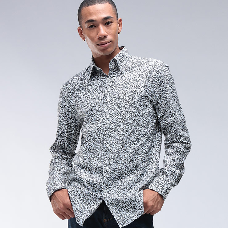 楽天市場】ストレッチ（ブランドヒューゴ・ボス）（カジュアルシャツ