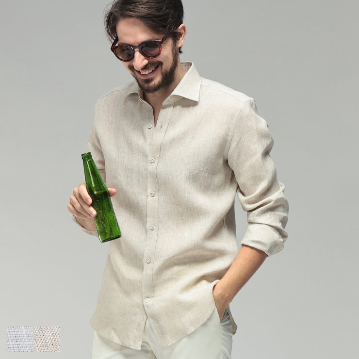 楽天市場】ジャンネット シャツ ベージュの通販