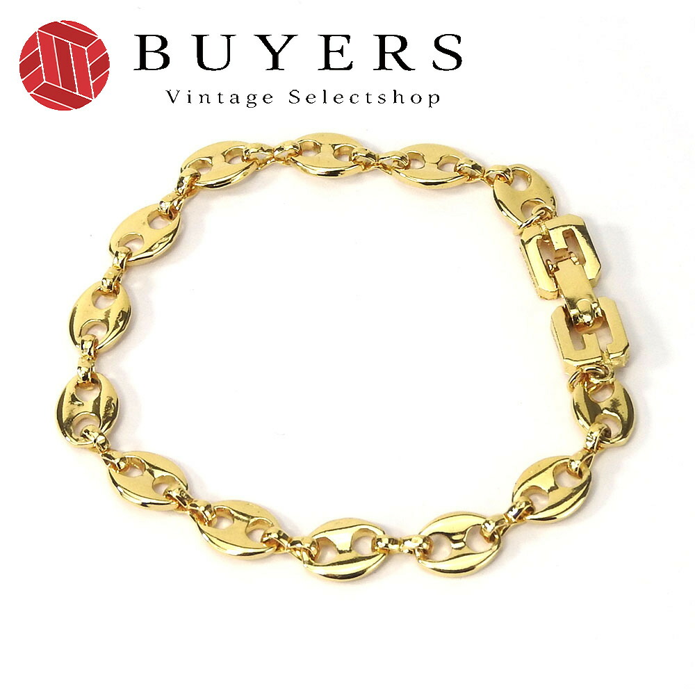 楽天市場】【中古】 ジバンシー ブレスレット メタル ゴールド GP