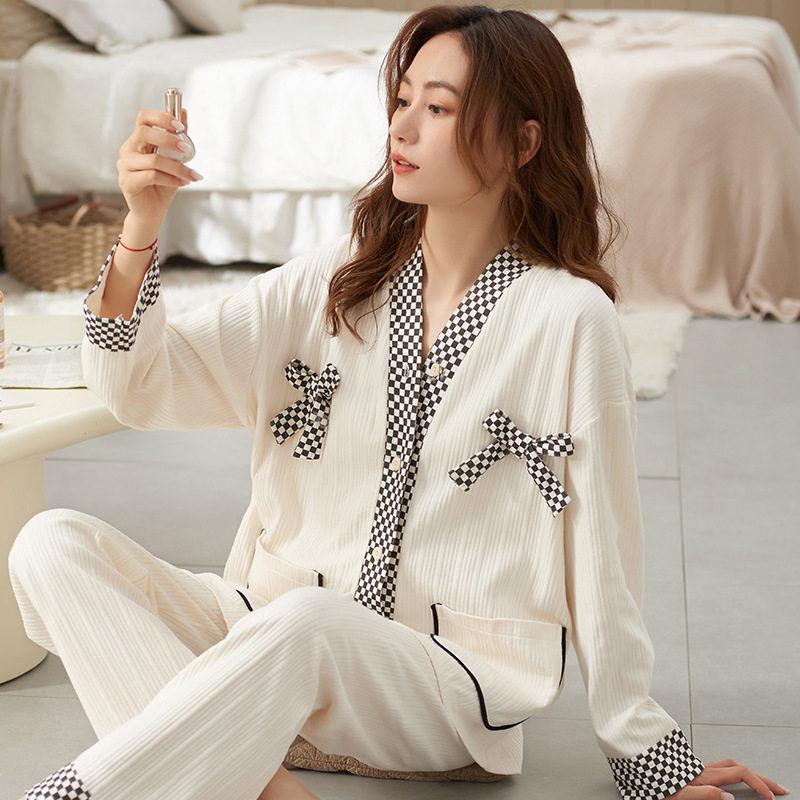 楽天市場】ルームウェア 千鳥柄 パジャマ ルームウエア ナイトウェア