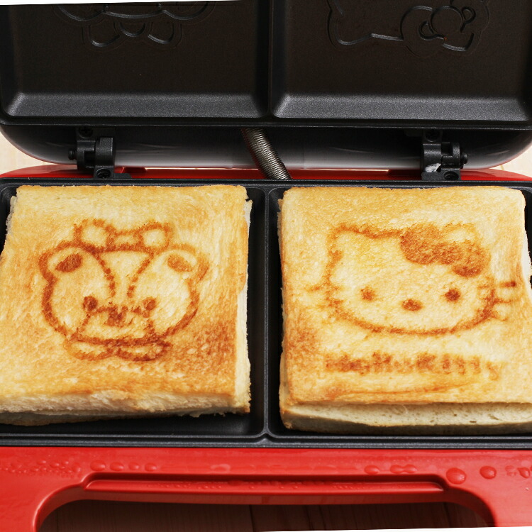 楽天市場】【ホットサンドメーカー キティ】ホットサンドメーカーW