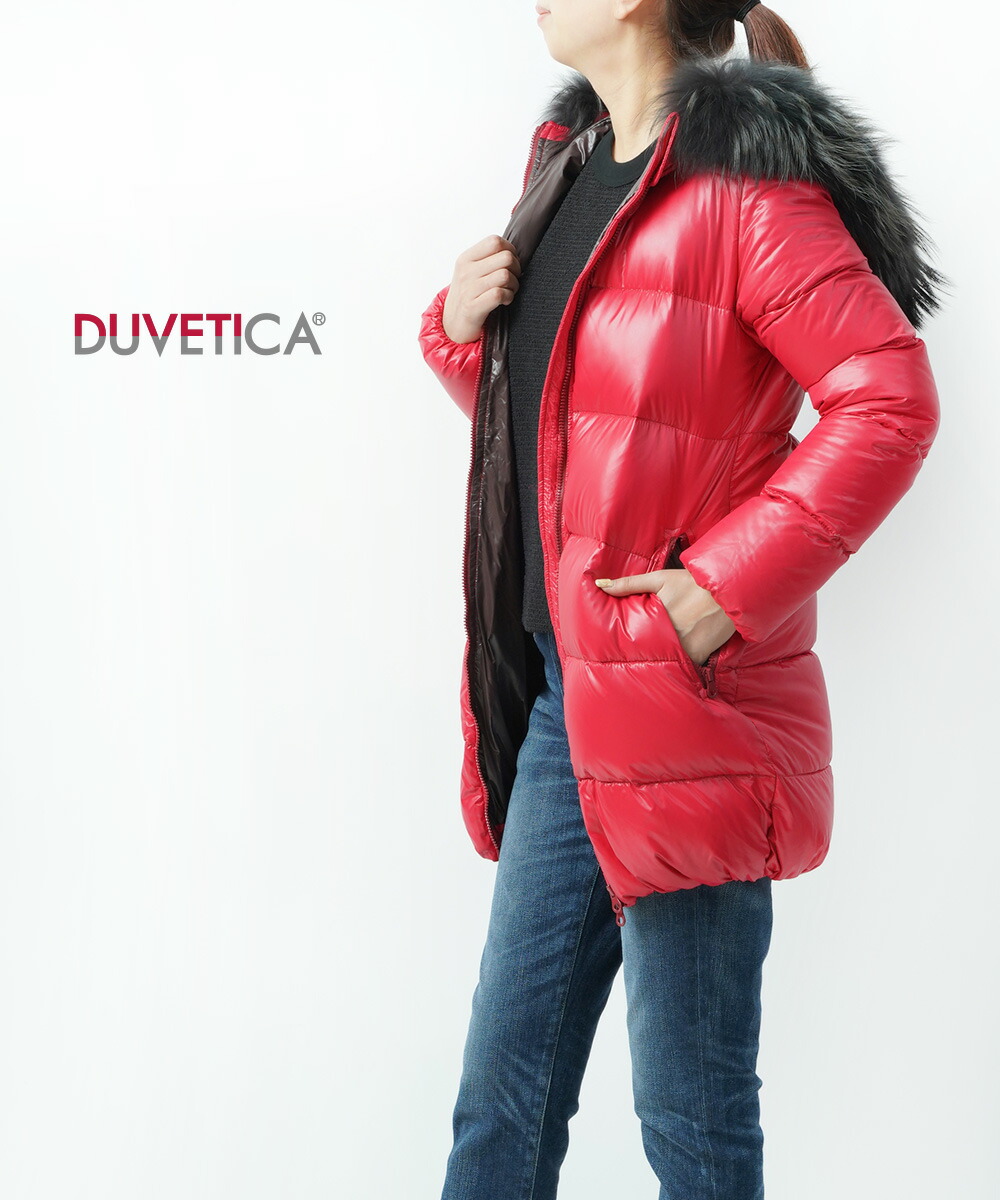 楽天市場】【60%OFF】デュベティカ DUVETICA ナイロン ファー付き