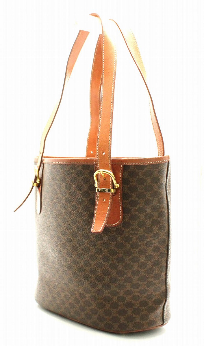 楽天市場】【バッグ】CELINE セリーヌ マカダム柄 トートバッグ