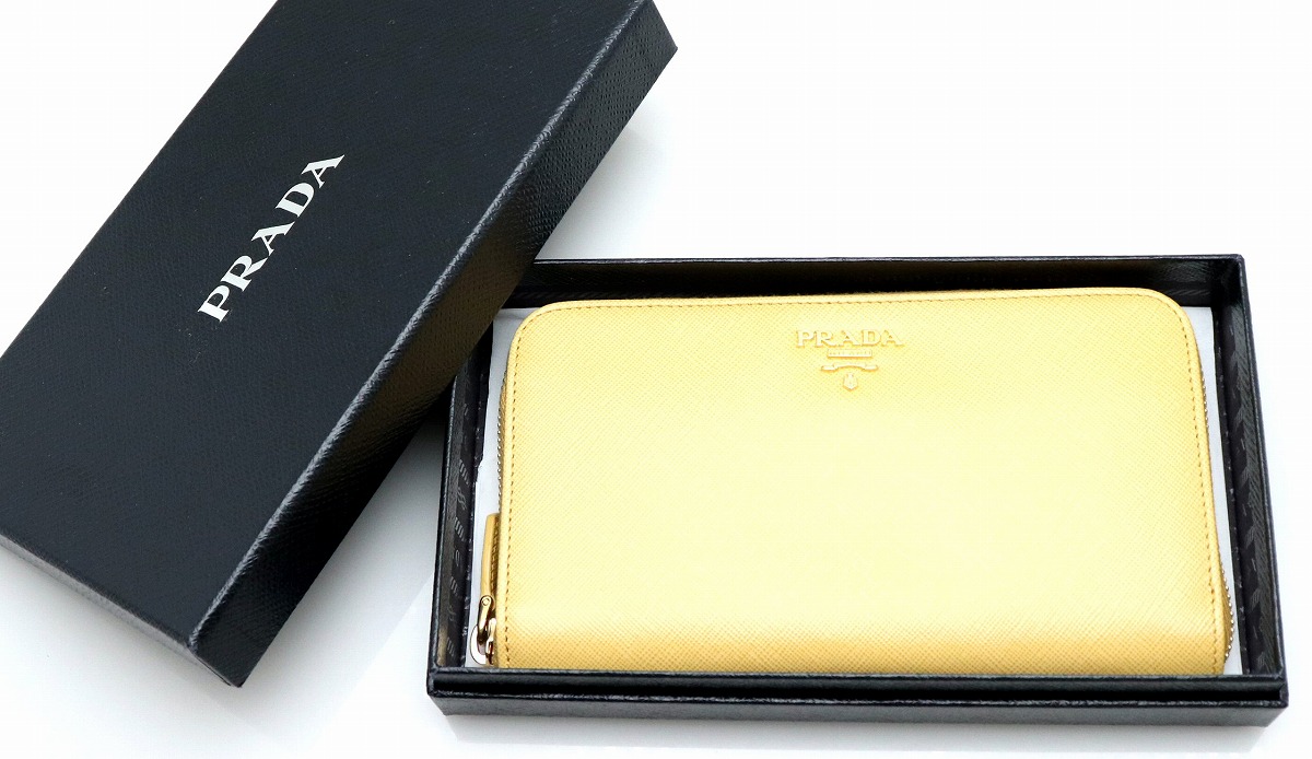 楽天市場】【未使用品】【財布】PRADA プラダ サフィアーノ メタル