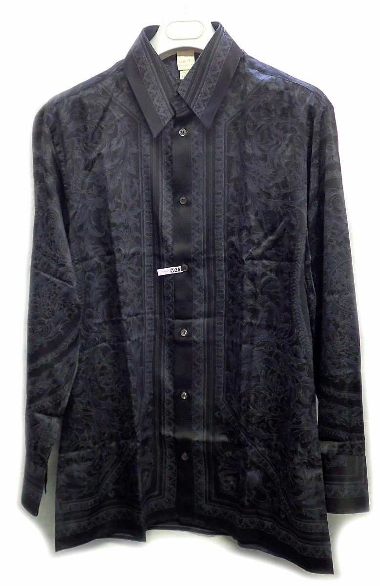 楽天市場】【アパレル】VERSACE ヴェルサーチ シャツ メンズ シルク100