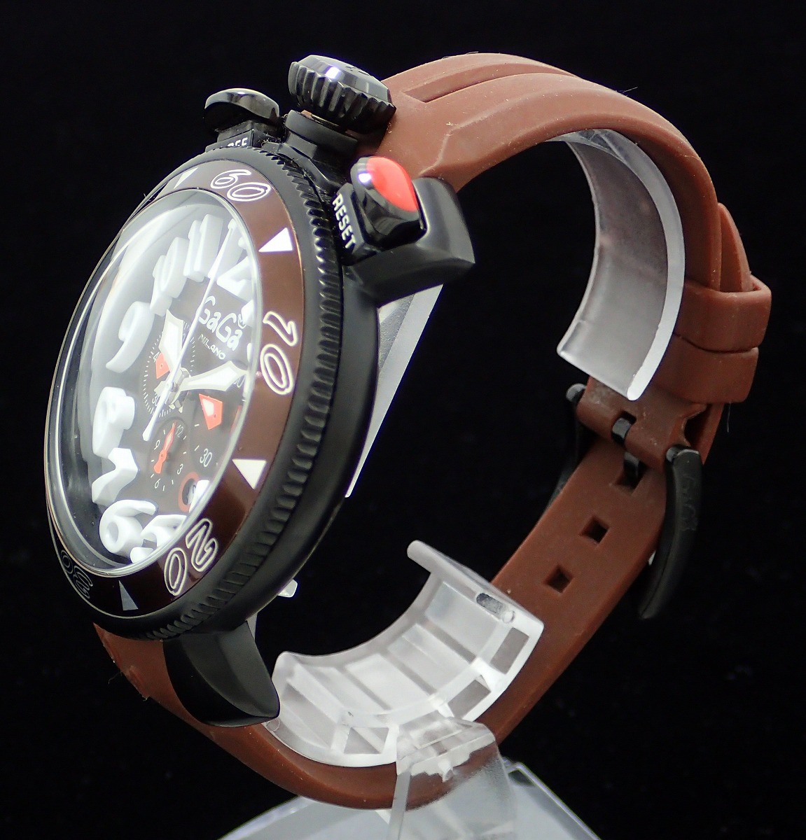 楽天市場】【ウォッチ】GaGa MILANO ガガ ミラノ クロノグラフ 48mm