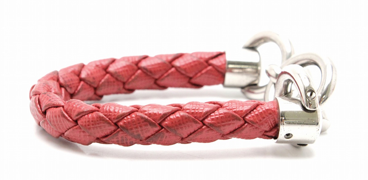 楽天市場】【ジュエリー】PRADA プラダ ブレスレット 編み込み レザー