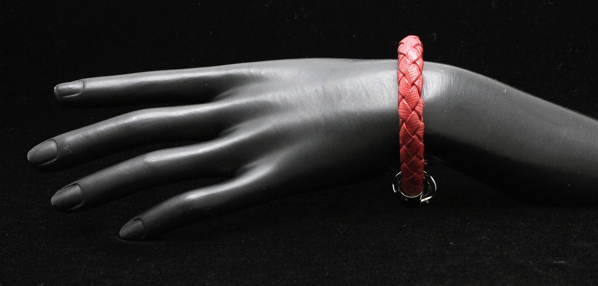 楽天市場】【ジュエリー】PRADA プラダ ブレスレット 編み込み レザー